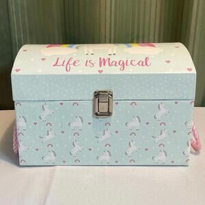 Life is Magical Unicorn Chest (12”x8”x8”)
